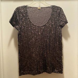 J. Crew Sequin Top